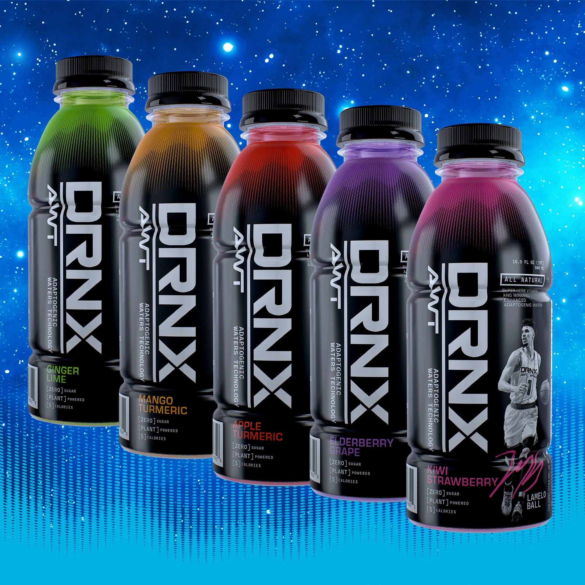 DRNX Adaptogenic Waters - Variety Pack - 12 Pack